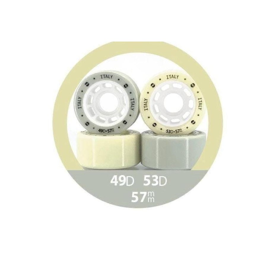 Ruedas ITALY Pro 49D y 53D, gris y crema